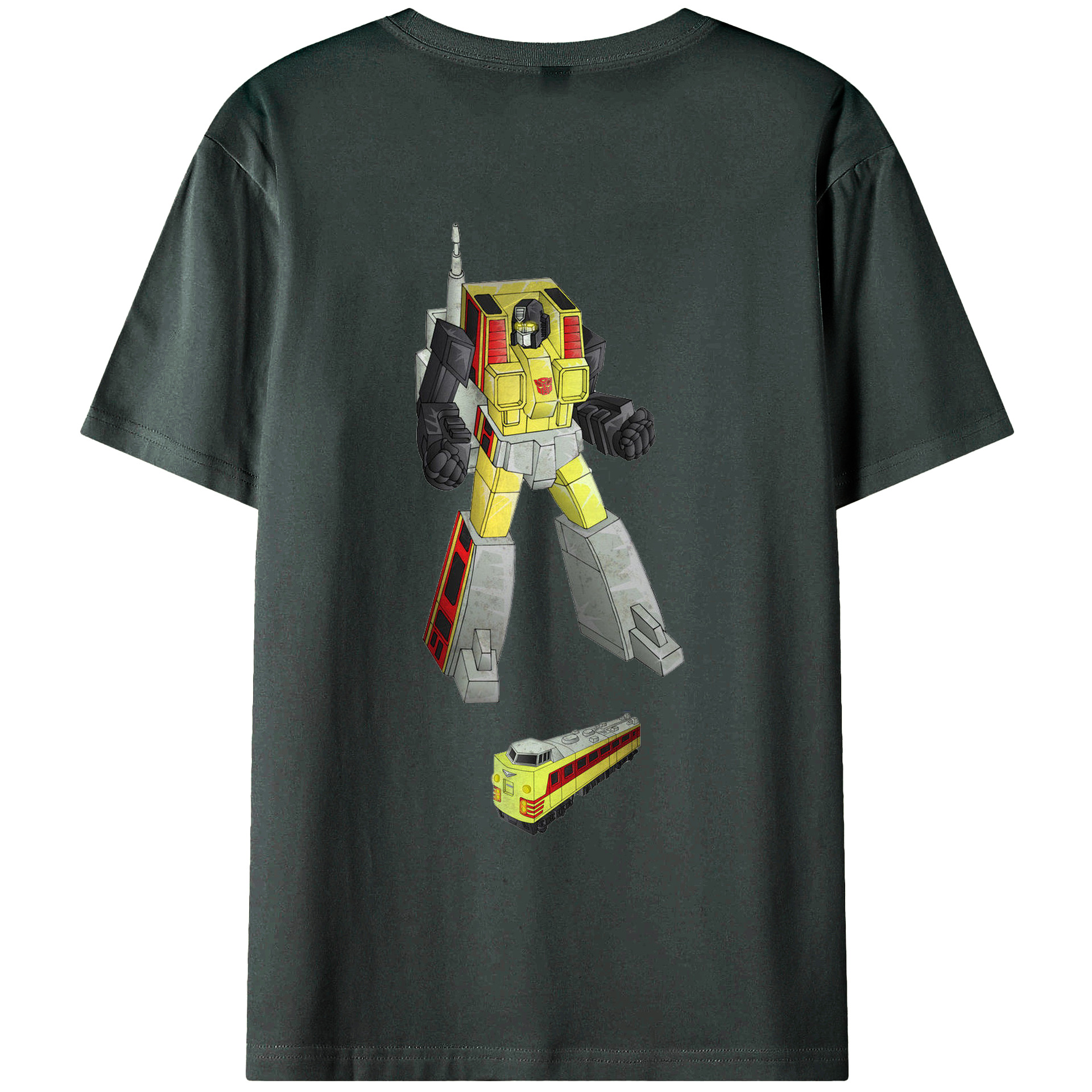 （画像用）  綿100％ メンズ半袖Tシャツ（バックプリント） 通気性